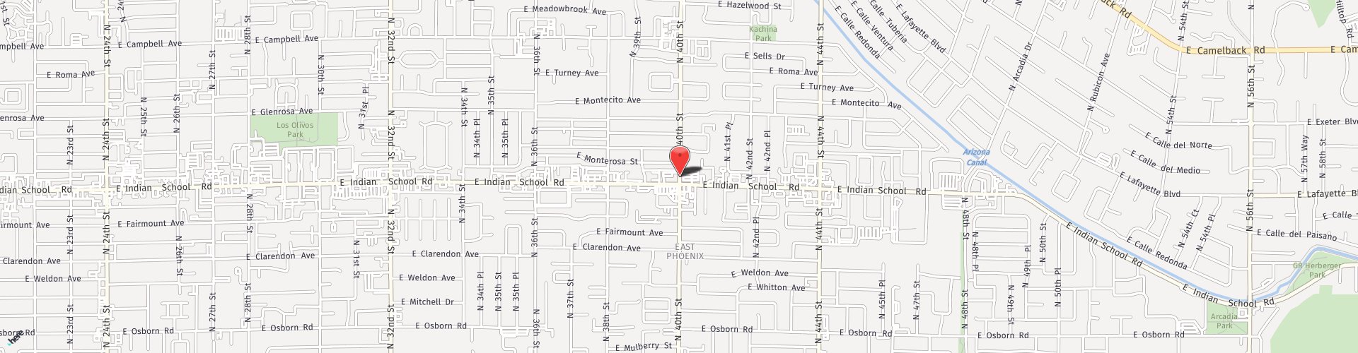 Location Map: 4124 North 40th Street Phoenix, AZ 85018